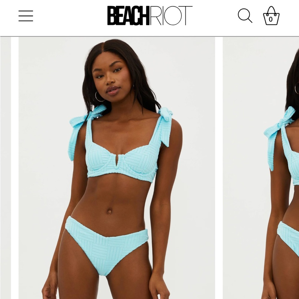 Beach Riot Vanessa bottom blueberry ice Terry